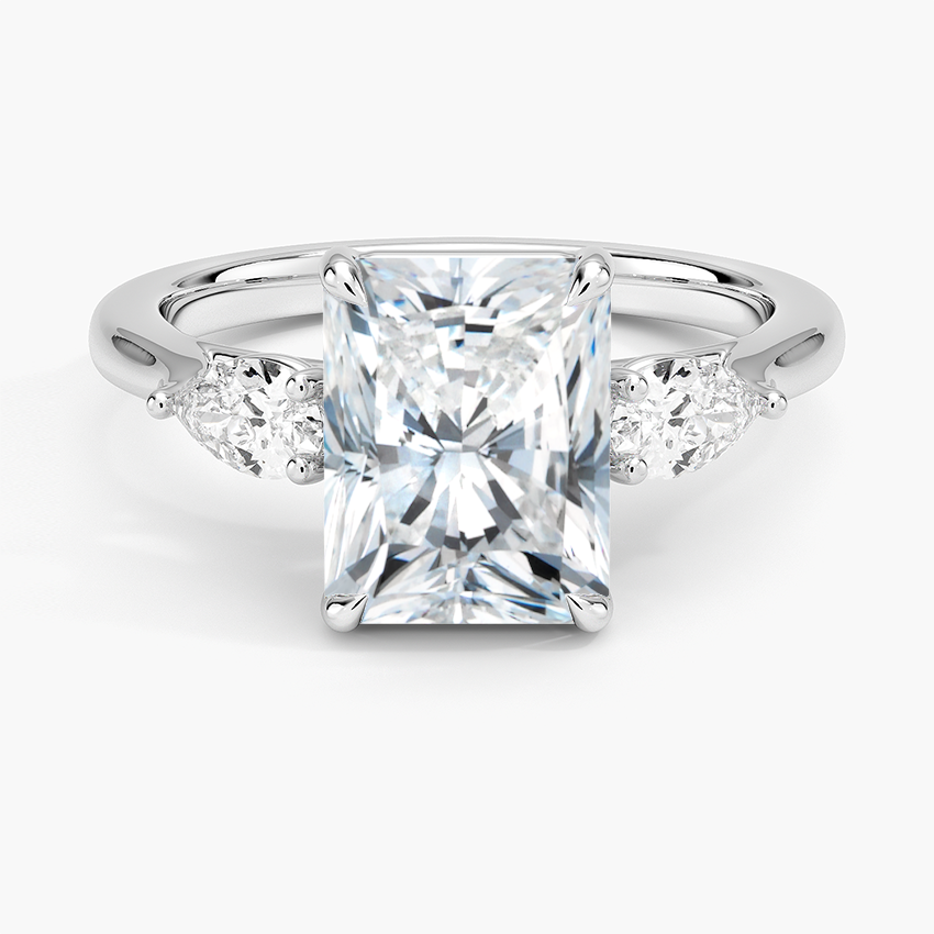 Opera Perfect Fit Diamond Ring - Radiant Cut Center Stone