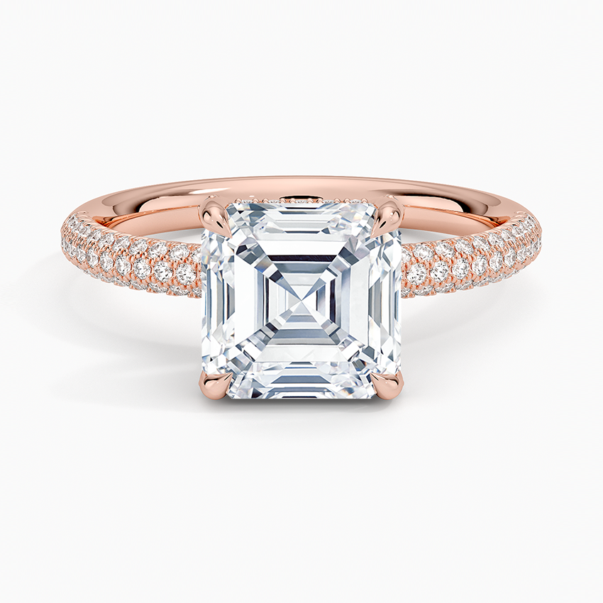 Valencia Diamond Ring (1/3 ct. tw.) - Asscher Cut Center Stone