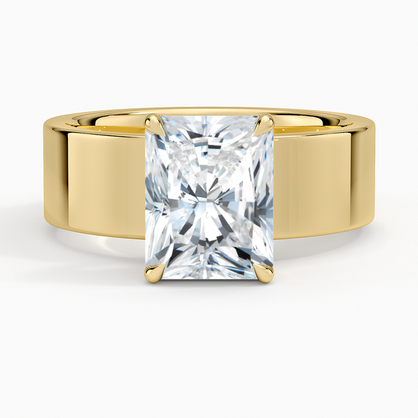 Peyton 6mm Solitaire Ring - Radiant Cut Center Stone