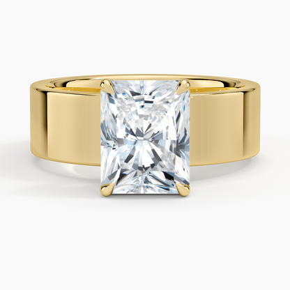 Peyton 6mm Solitaire Ring - Radiant Cut Center Stone