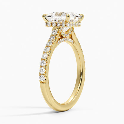 Chantal Diamond Ring - Princess Cut Center Stone