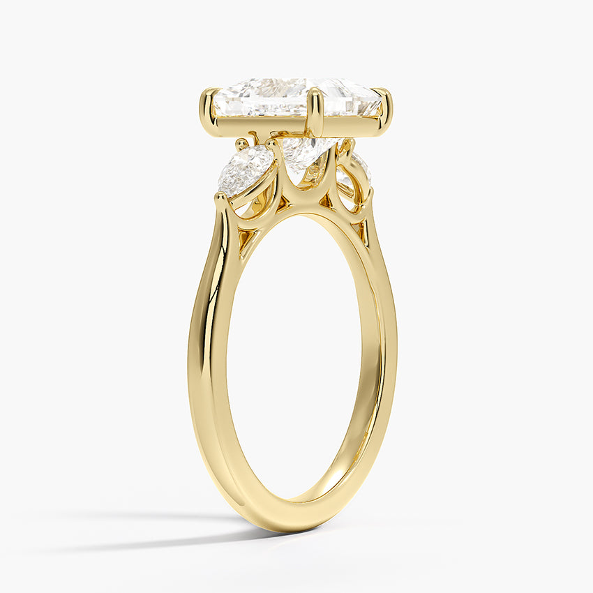 Opera Perfect Fit Diamond Ring - Princess Cut Center Stone