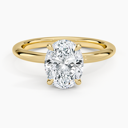 Manon Solitaire Ring - Oval Center Stone
