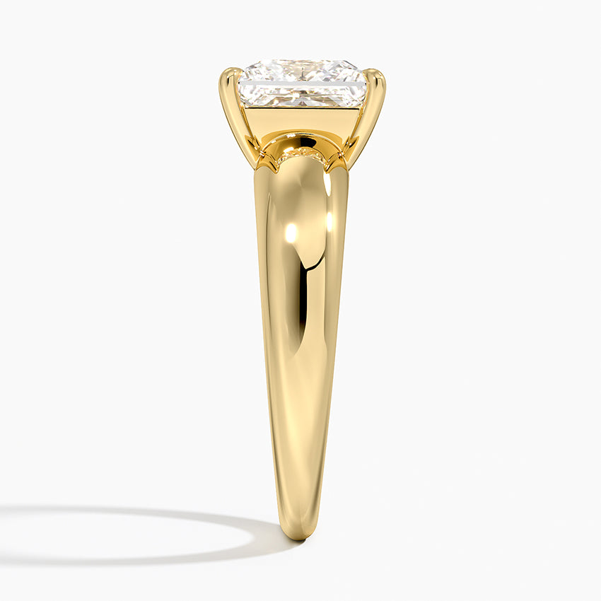 Adrian Solitaire Ring - Princess Cut Center Stone