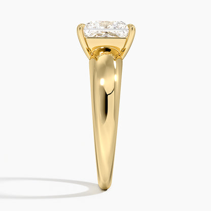 Adrian Solitaire Ring - Princess Cut Center Stone