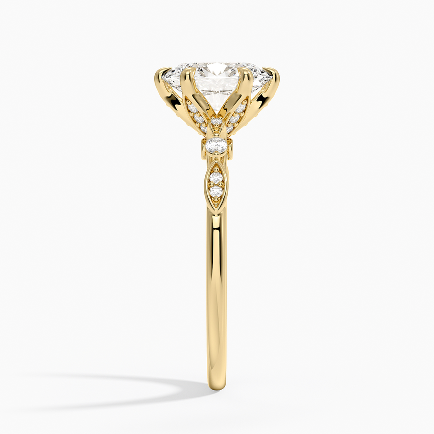 Rochelle Diamond Ring - Oval Center Stone