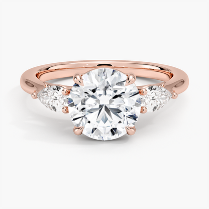 Opera Perfect Fit Diamond Ring - Round Center Stone