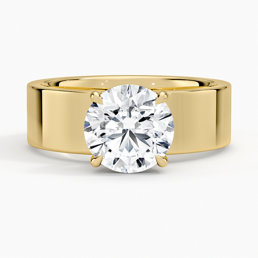 Peyton 6mm Solitaire Ring - Round Center Stone