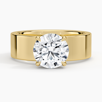 Peyton 6mm Solitaire Ring - Round Center Stone