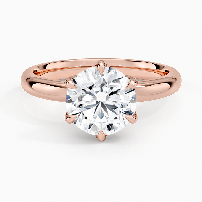 Esme 2.5mm Solitaire Ring - Round Center Stone