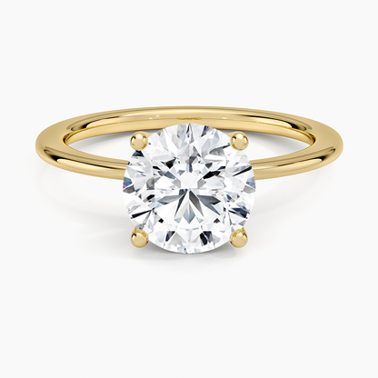 Aimee Solitaire Ring - Round Center Stone