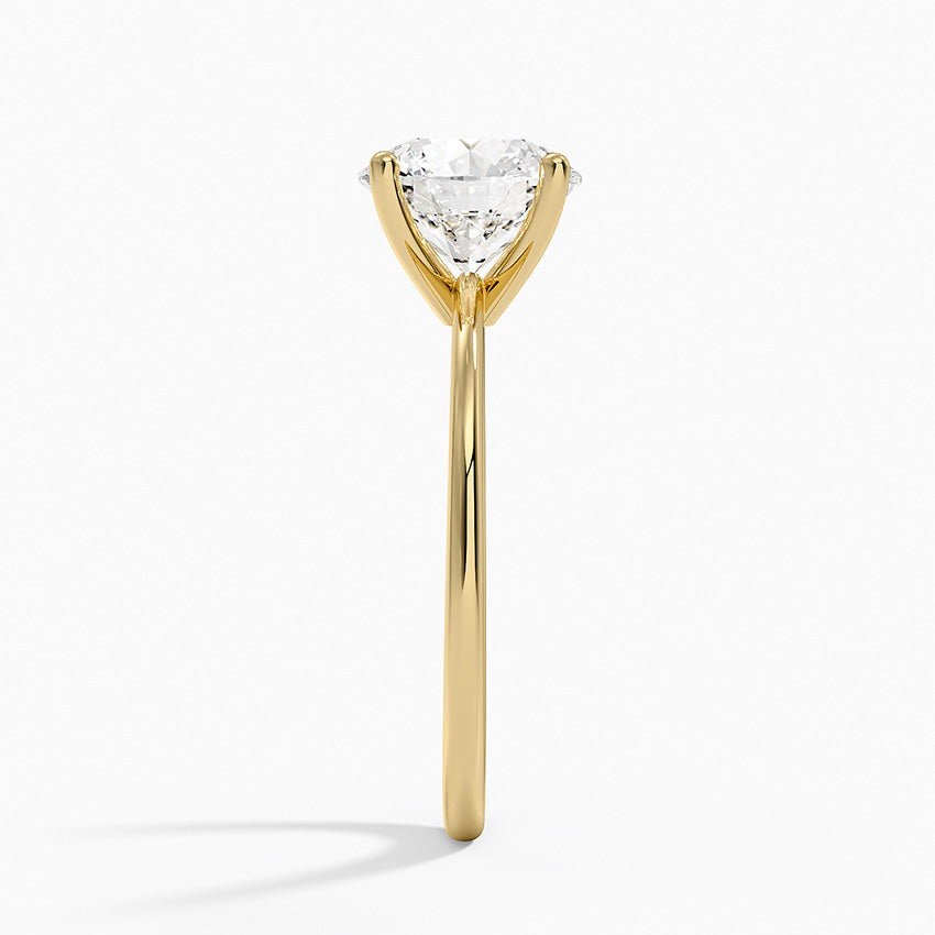 Aimee Solitaire Ring - Round Center Stone