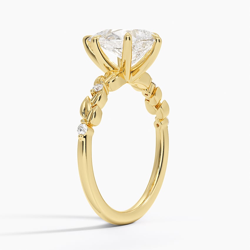 Briar Diamond Ring - Pear Cut Center Stone