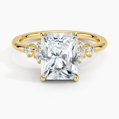 Miroir Diamond Ring - Radiant Cut Center Stone