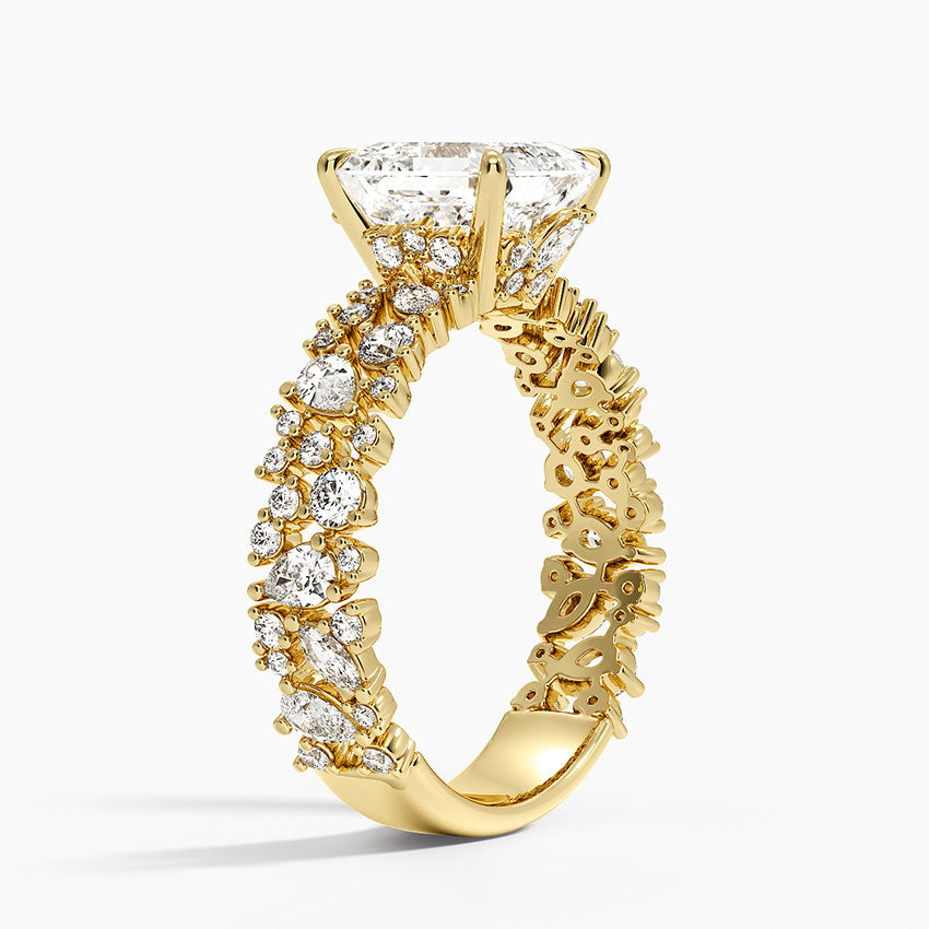 Glacé Diamond Ring (3/4 ct. tw.) - Asscher Cut Center Stone