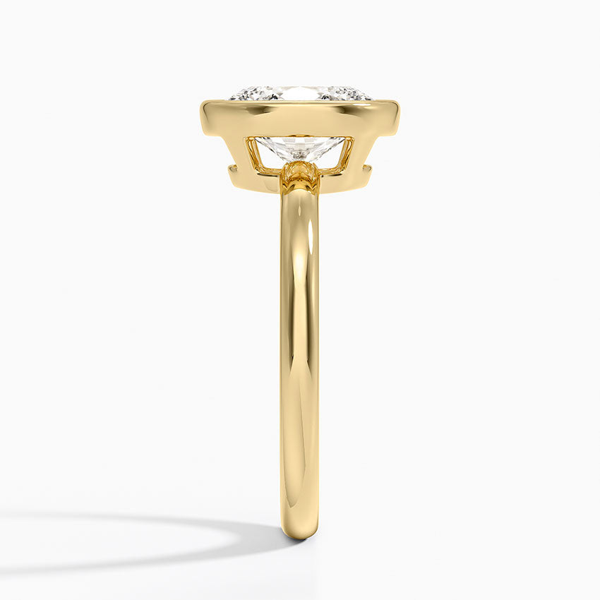Julietta Bezel Solitaire Ring - Oval Center Stone