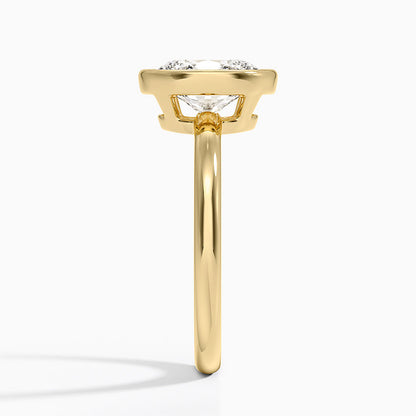 Julietta Bezel Solitaire Ring - Oval Center Stone