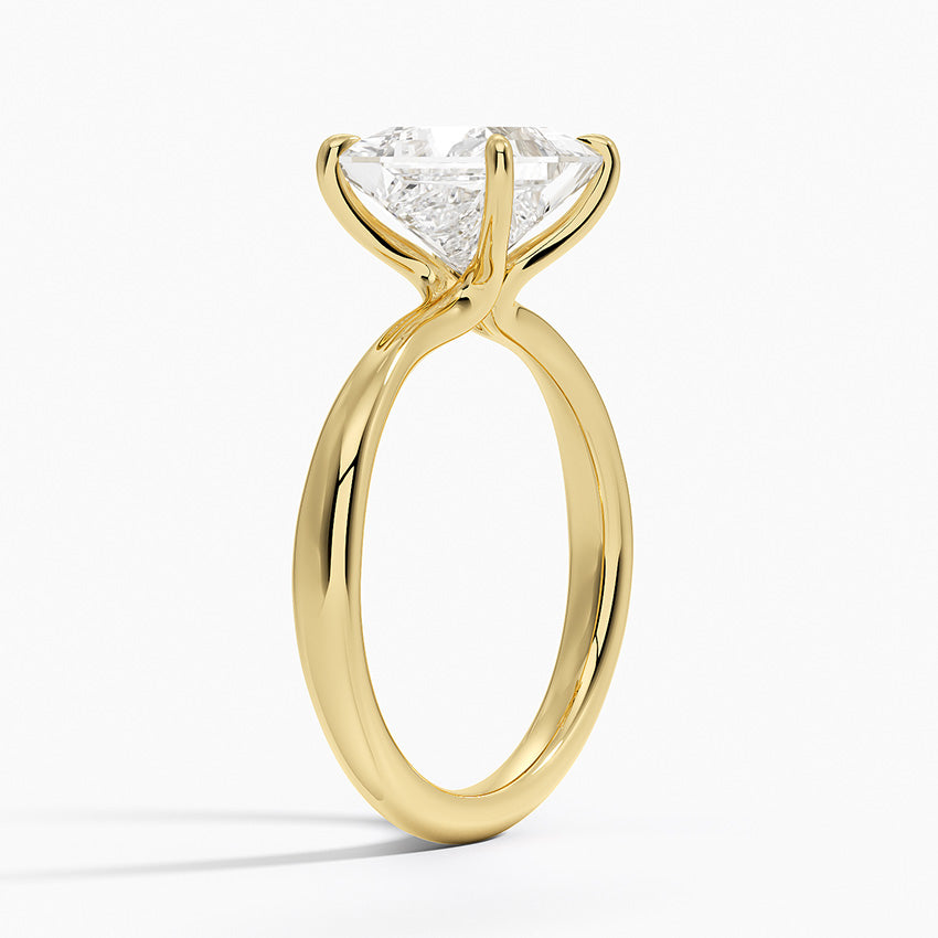 Freesia 2.7mm Solitaire Ring - Princess Cut Center Stone