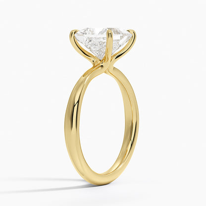 Freesia 2.7mm Solitaire Ring - Princess Cut Center Stone