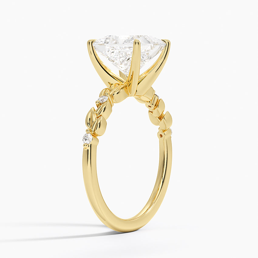 Briar Diamond Ring - Princess Cut Center Stone