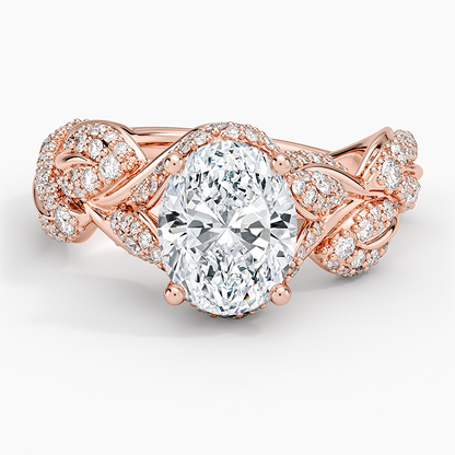 Olivia Diamond Ring (1 ct. tw.) - Oval Center Stone