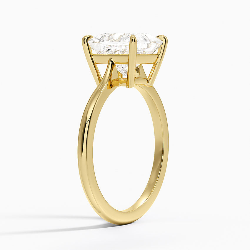 Elle Solitaire Ring - Princess Cut Center Stone