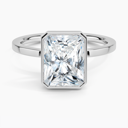 Noemi Bezel Ring - Radiant Cut Center Stone