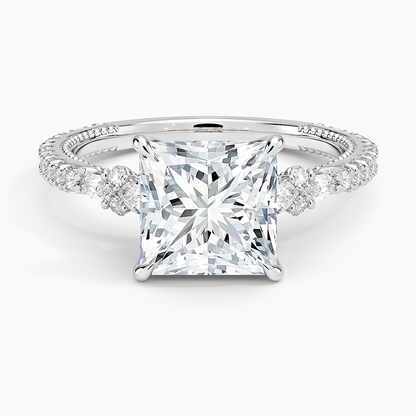 Primrose Diamond Ring - Princess Cut Center Stone