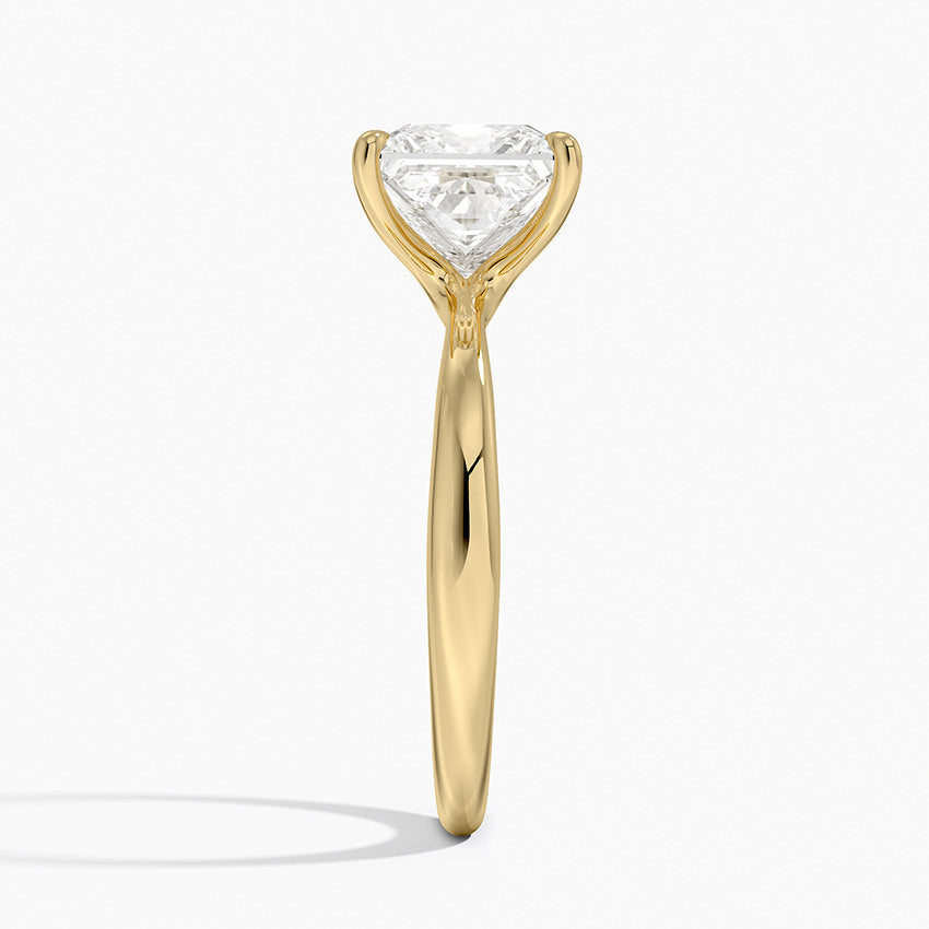 Freesia 2.7mm Solitaire Ring - Princess Cut Center Stone