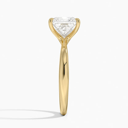 Freesia 2.7mm Solitaire Ring - Princess Cut Center Stone