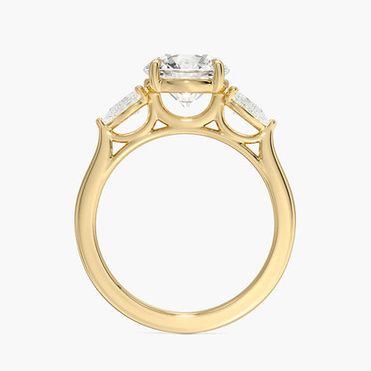 Opera Perfect Fit Diamond Ring - Round Center Stone