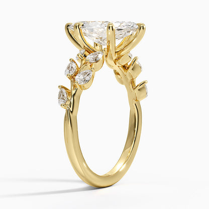 Amaranta Diamond Ring (1/2 ct. tw.) - Marquise Cut Center Stone