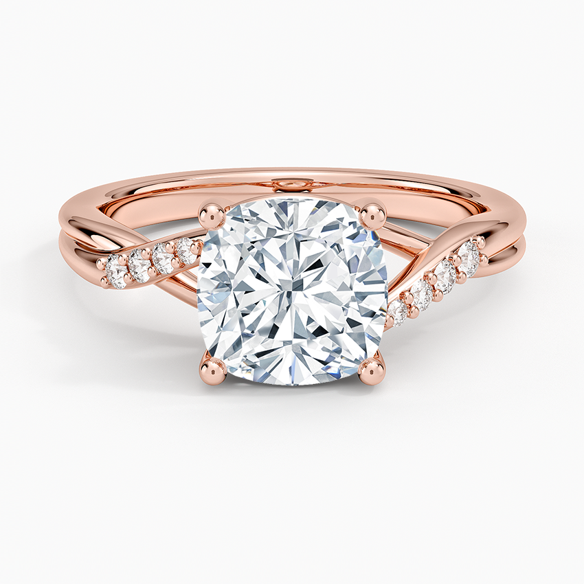 Chamise Diamond Ring (1/15 ct. tw.) - Cushion Cut Center Stone