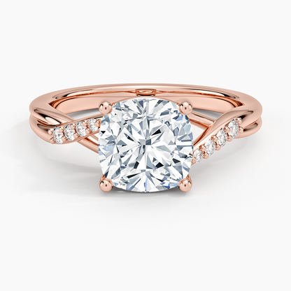 Chamise Diamond Ring (1/15 ct. tw.) - Cushion Cut Center Stone