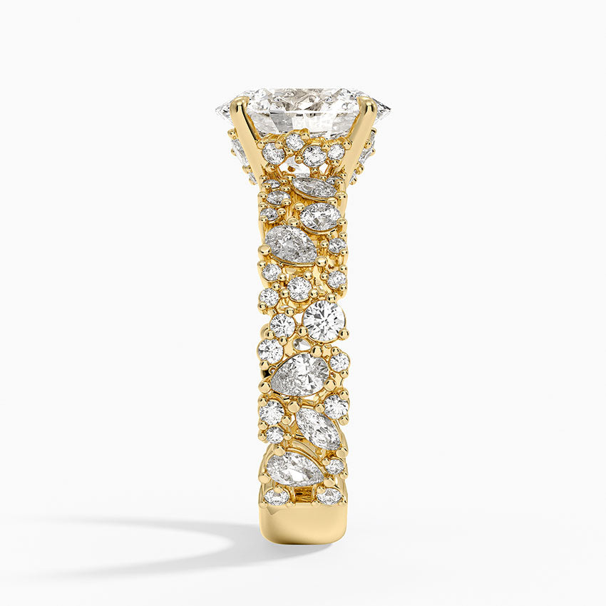 Glacé Diamond Ring (3/4 ct. tw.) - Oval Cut Center Stone