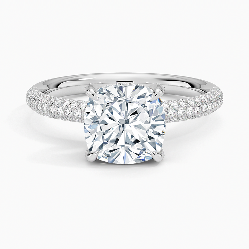 Valencia Diamond Ring (1/3 ct. tw.) - Cushion Cut Center Stone