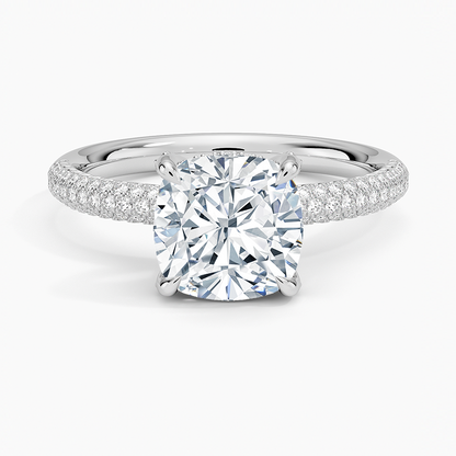 Valencia Diamond Ring (1/3 ct. tw.) - Cushion Cut Center Stone