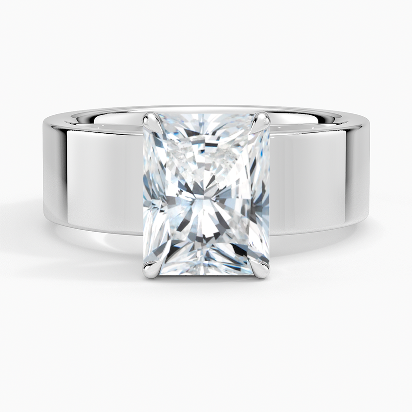 Peyton 6mm Solitaire Ring - Radiant Cut Center Stone