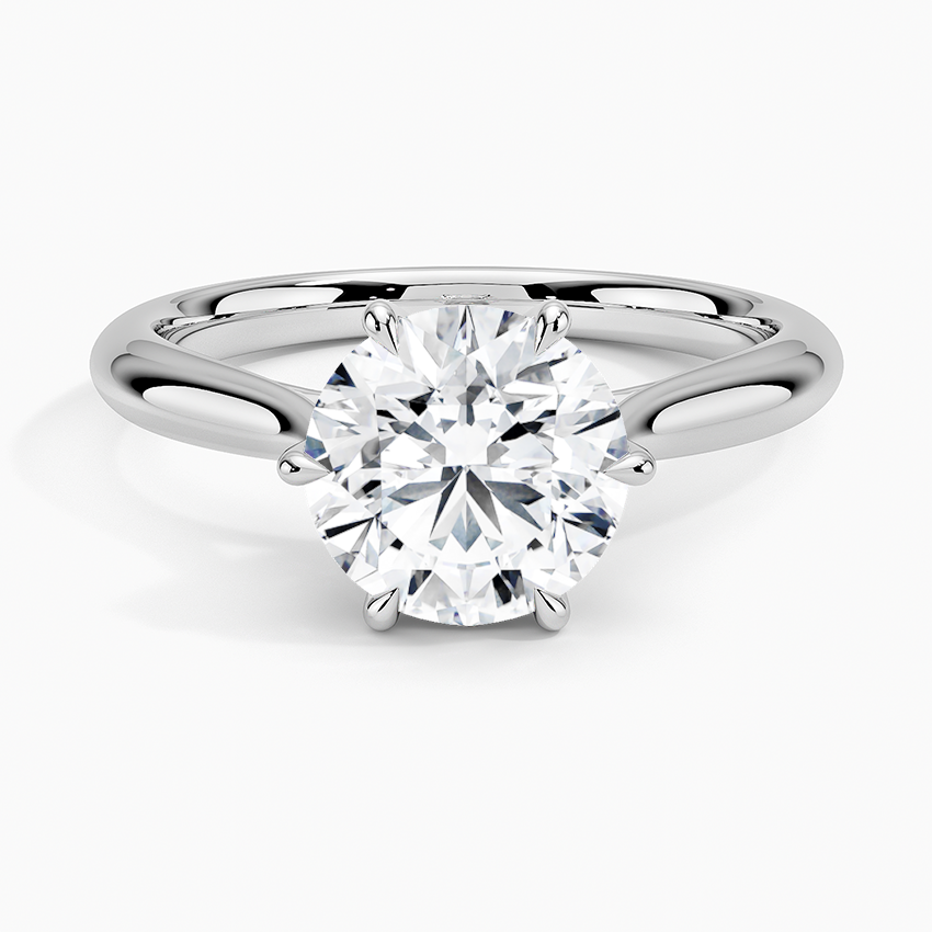 Catalina Solitaire Ring - Round Center Stone