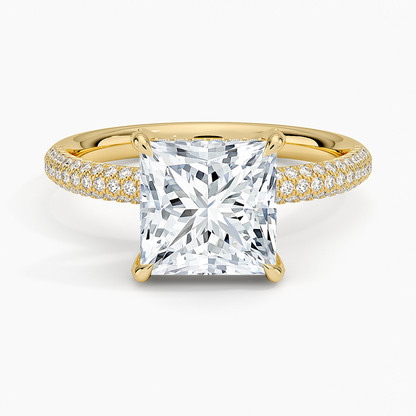 Valencia Diamond Ring (1/3 ct. tw.) - Princess Cut Center Stone