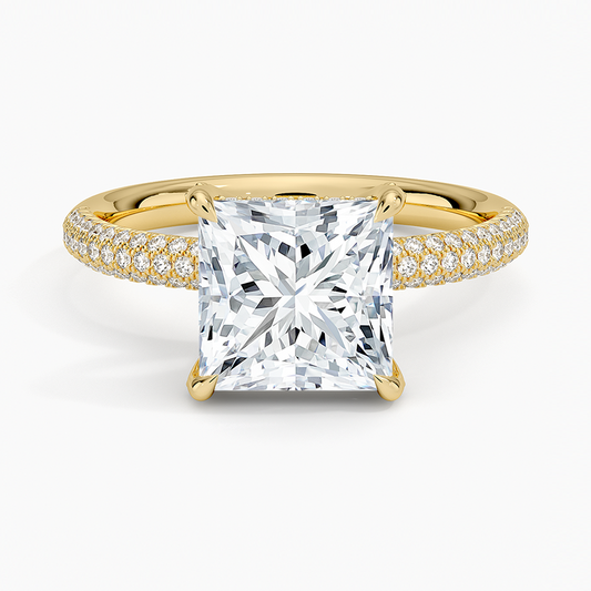 Valencia Diamond Ring (1/3 ct. tw.) - Princess Cut Center Stone