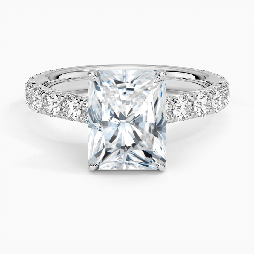 Anthology Three-Quarter Coverage Diamond Ring (7/8 ct. tw.) - Radiant Cut Center Stone