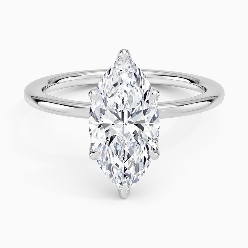 Esme Perfect Fit Solitaire Ring - Marquise Center Stone
