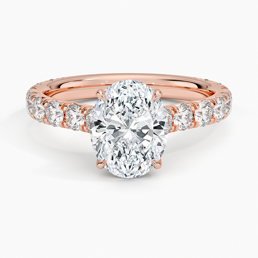 Anthology Three-Quarter Coverage Diamond Ring (7/8 ct. tw.) - Oval Center Stone