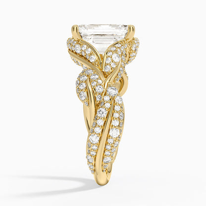 Olivia Diamond Ring (1 ct. tw.) - Emerald Cut Center Stone
