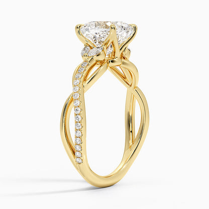 Garland Diamond Ring - Cushion Cut Center Stone
