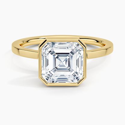 Noemi Bezel Ring - Asscher Cut Center Stone