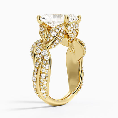 Olivia Diamond Ring (1 ct. tw.) - Radiant Cut Center Stone