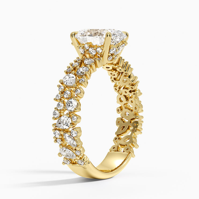 Glacé Diamond Ring (3/4 ct. tw.) - Oval Cut Center Stone