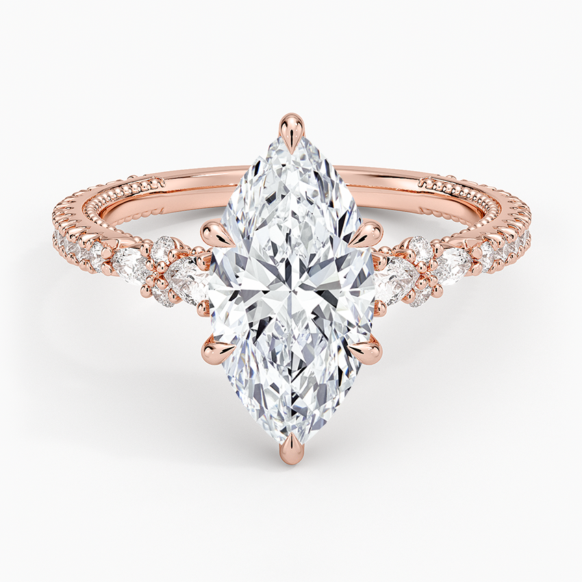 Primrose Diamond Ring - Marquise Center Stone